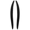 2 Pcs Headlight Eyebrow Glossy Black Trim Front Left Right Decoration for 3 Series Coupe E92 2006‑2012