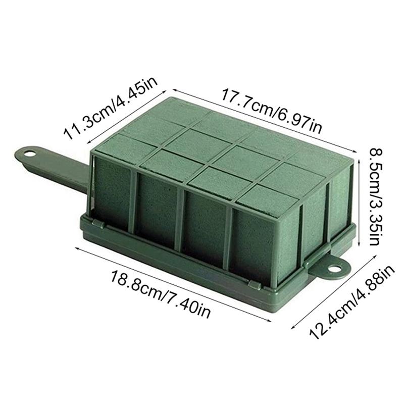1Pc Flower Stand Foam Blocks Flower Arrangement Flower Holder Cage With Handle