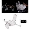 1 Acrylic Triangle Display Holder, Clear Plastic Easel Stands for Rock Mineral Agate