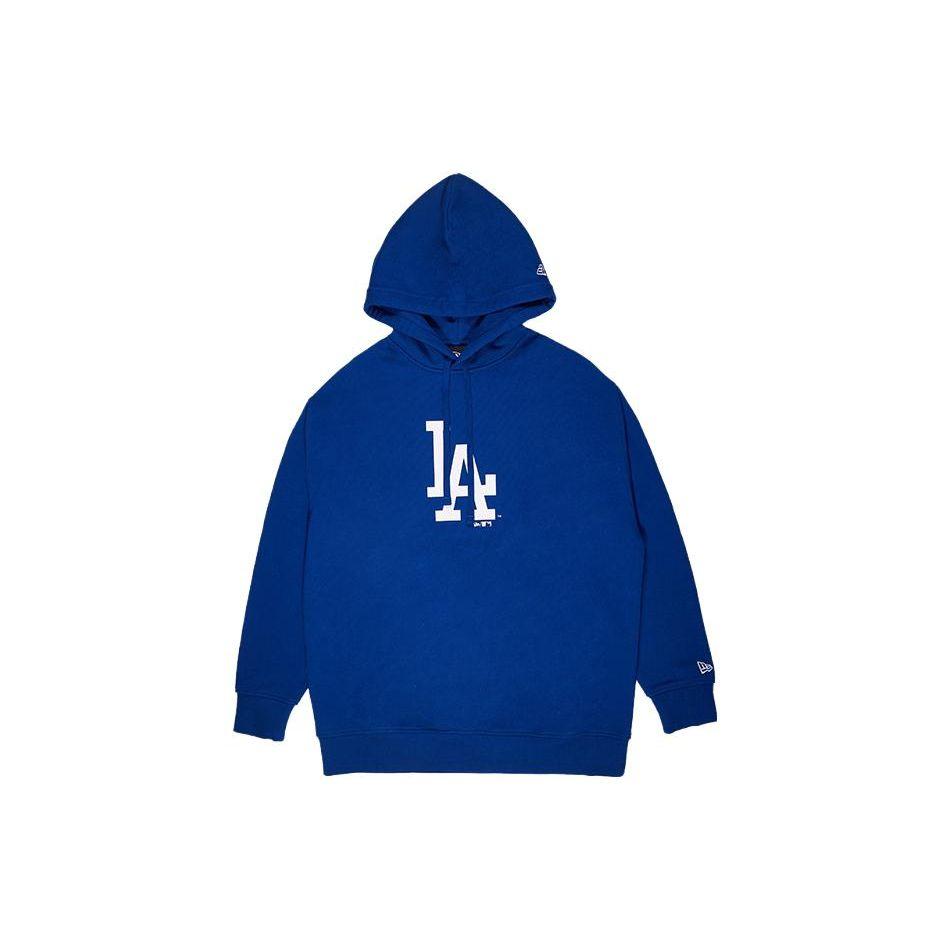 New Era Толстовка MLB Los Angeles Dodgers с принтом букв, с длинным рукавом, унисекс, темно-синяя 12727847