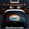 Gulf Design Bed Bedding Set 1 Duvet Cover + 2 Pillowcases Soft Breathable Household Bed Linens