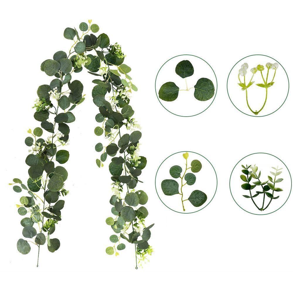 180cm Artificial Vines Lifelike Garland Hanging Plants Greenery Artificial Flowers  Home