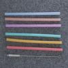 6pcs Portable Reusable Environmentally Friendly Silicone Drinking Straw with Cleaning Brush Set
