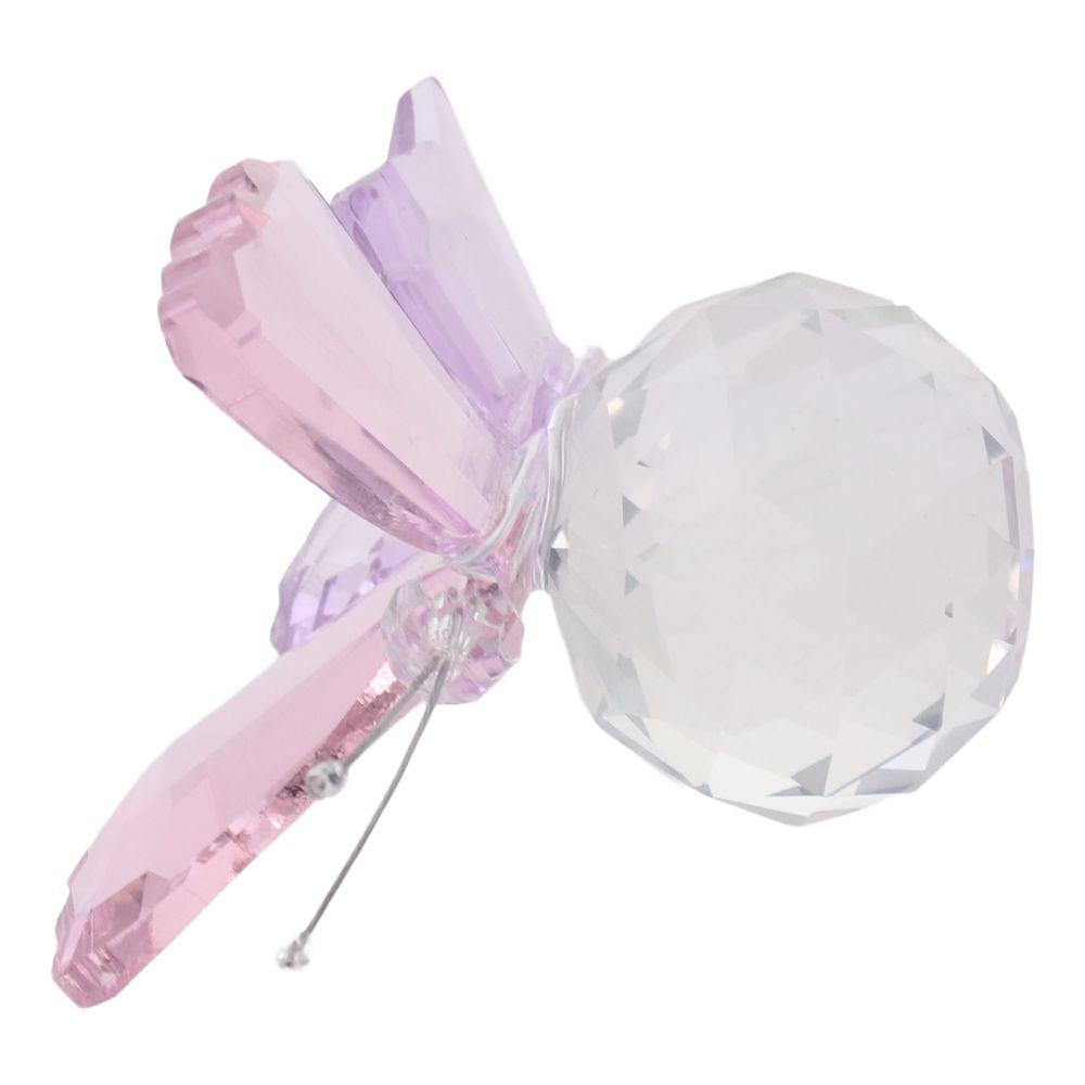 Beautiful Crystal Butterfly Figurines High Quality Cut Butterfly Animal Decoration Clear Handmade Glass Butterfly Paperweight