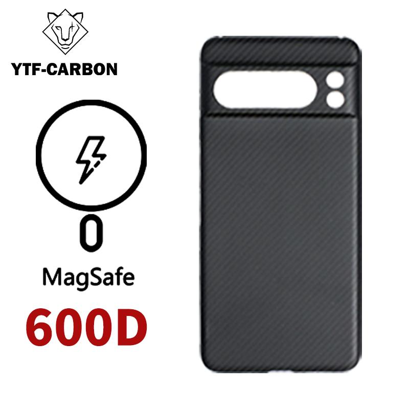 YTF Углеродное волокно Чехол для телефона Google Pixel 9 Google Pixel 8pro Magsafe Кевларовое волокно Google Pixel 9a Pixel 9proXL Pixel8 Чехол для телефона