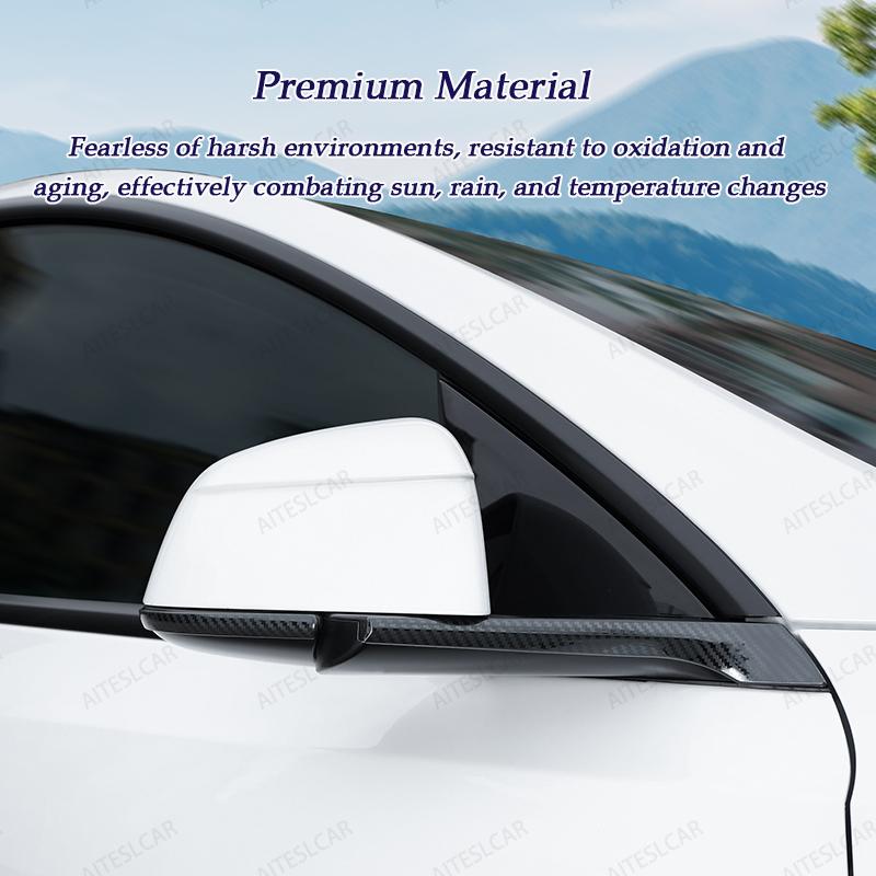 Car Rearview Mirror Protector For Tesla Model YL 2026 / Y Luanch Juniper 2025 2026 Mirror Protector Vehicle Anti-collision Strip