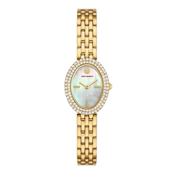 TBW6034 (The Oval) Oval Mother-of-Pearl Women's Metal Watch
