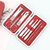 8Pcs Nail Clipper Set Professional Stainless Steel Manicure Pedicure Kit with Case Nail