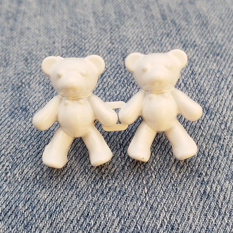 Утягивающие джинсы Bear Waist с регулируемой пряжкой на пуговицах - съемная утягивающая пара