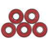 5 шт. Красные шарикоподшипники Abec-5 608-Rs для скейтборда 8X22X7 мм