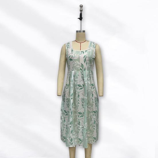 Шикарное пляжное платье-миди без рукавов с карманами и туфли в тон