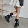 New Handmade Socks Lolita Cute Bow Cotton Mid Calf Women's Socks