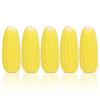 5Pcs Corn Shape Latex Chew Toy Latex Corn Shaped Dog Toy Puppy Teething Toy  Indoor Playtime