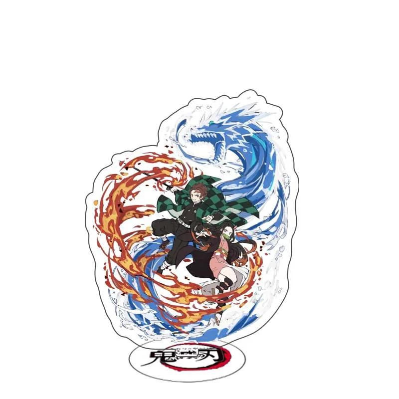 Аниме Убийца Демонов: Kimetsu No Yaiba акриловые декоративные поделки игрушка 15 см Kamado Nezuko коллекционные фигурки настольное украшение для дома