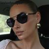 Classic Steampunk Octagon Sunglasses Women  Luxury Brand Vintage Polygon Double Beam Sun Glasses For Ladies Punk Eyewear