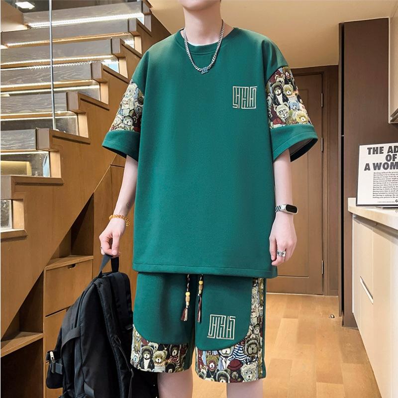 Футболки Шорты Летняя мода Спортивная одежда Мужские повседневные комплекты Модные рубашки