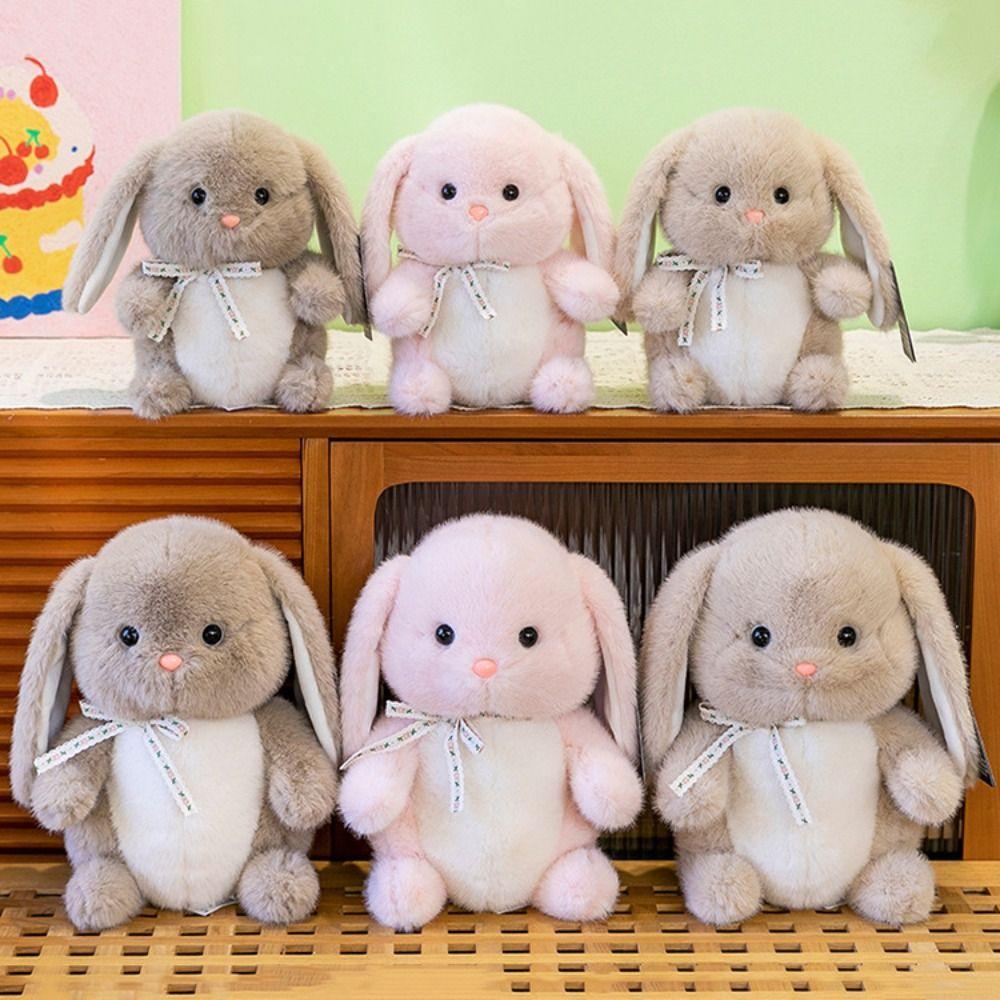 Имитация кролика, медведя, плюшевая кукла, ПП, хлопок, мягкие игрушки, плюшевая кукла, декор для вечеринки по случаю дня рождения