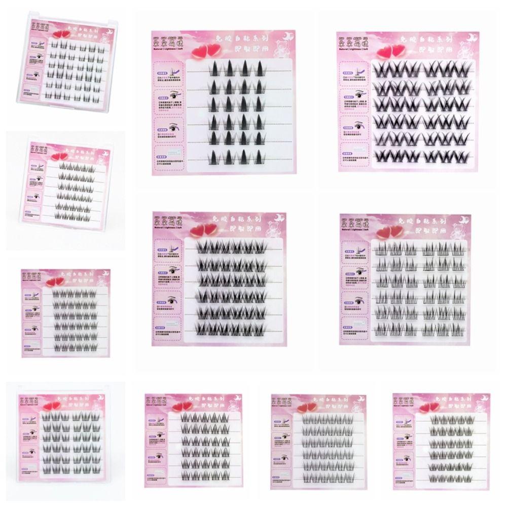 Soft Glue-Free Fake Lashes Long Lasting Eyelashes Extension Ladies Girls