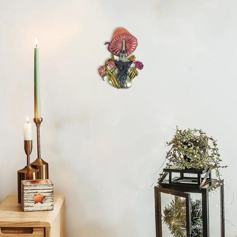 3D силиконовые формы для человечка-гриба, формы для смолы, большие статуэтки, формы для литья из эпоксидной смолы, для настенного и дверного декора