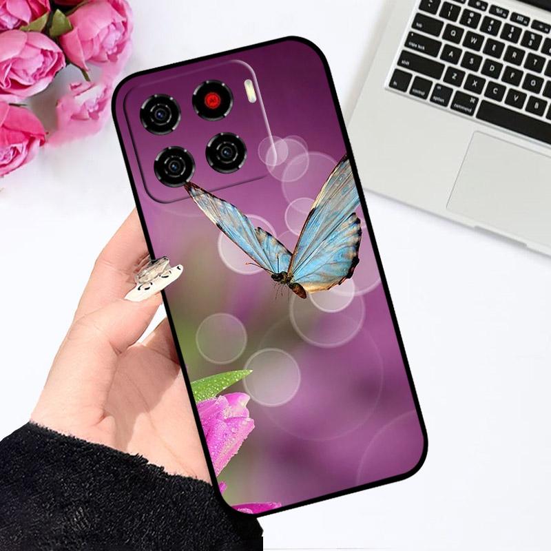 Чехол для телефона ZTE Blade A56 Милый мультяшный узор Мягкий силиконовый задний чехол из ТПУ для ZTE BladeA56 A 56 4G Z2473 ZTEA56 Fundas Capa