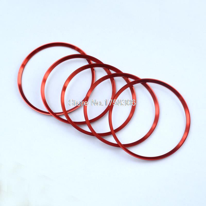 5 шт. наклейка на воздуховыпускное отверстие/приборная панель украшение на выходное отверстие снаружи кольцо для Mercedes Benz A/B/GLA/CLA