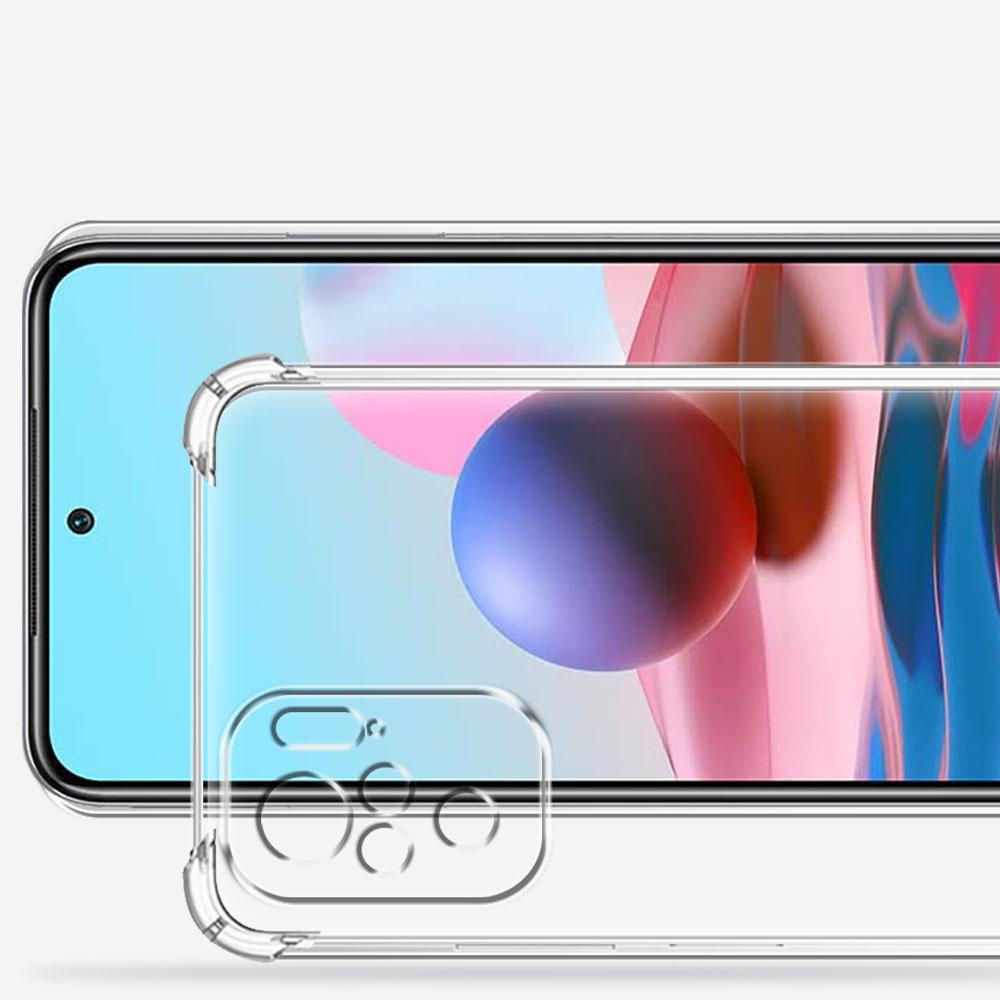 Для Xiaomi Redmi Note 10 Чехол Силиконовый Мягкий Ударопрочный Чехол Для Redmi Note 10S Прозрачный Чехол Для Redmi Note 10 Pro Max Funda Coque