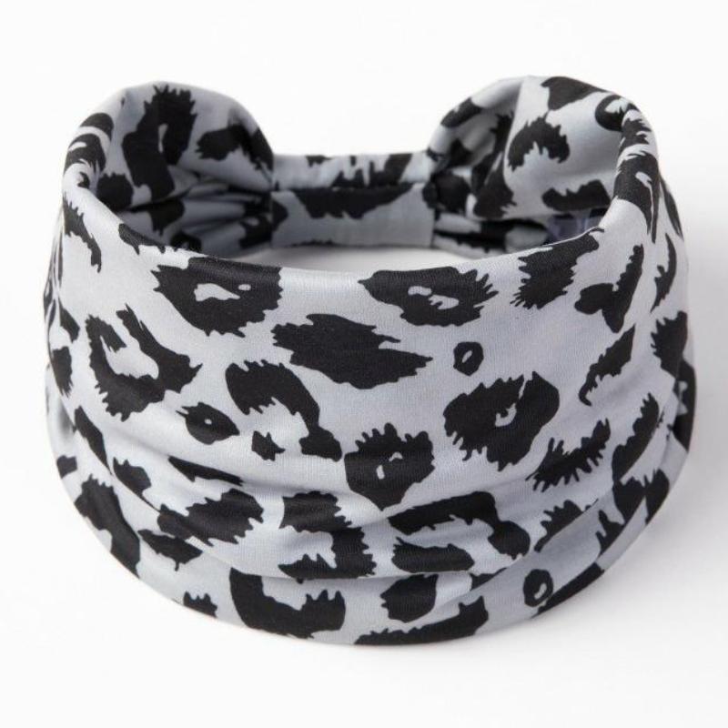 4 Pack Sport Headbands for Men and Women, Elastic Soft Fabric Non-Slip Hair Bands