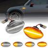 POPMOTORZ LED Side Marker Sequential Turn Signals for BMW Mini R50 R53 R52 Mini One Cooper Cooper S Convertible Flowing Turn Signals Side Turn Signal