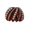 Clip Rhinestone Pearl Hair Ring Women Ponytail Buckle Korean Style Hair Claw Bird Nest Bun Maker