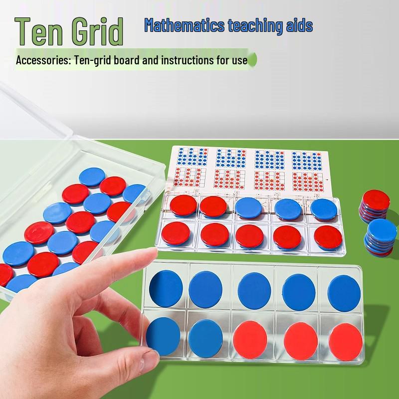 Пособие для разложения и состава чисел в десятичной рамке для арифметики 1 класса (Сложение/Вычитание в пределах 20)