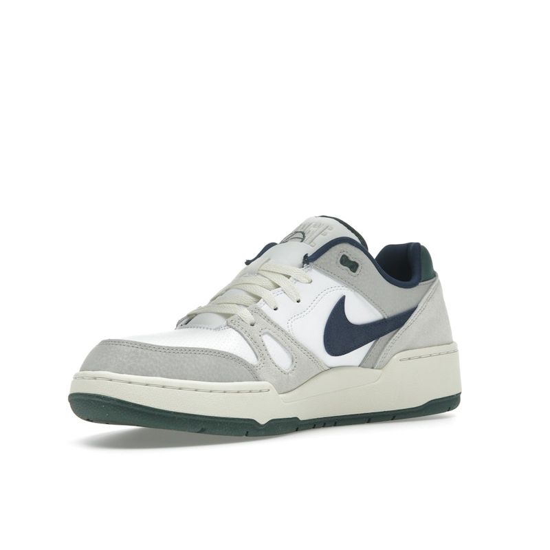 Nike Full Force Low White Navy Teal Men Sneakers Light-Iron-Ore Light-Bone Midnight-Navy FZ3595-100