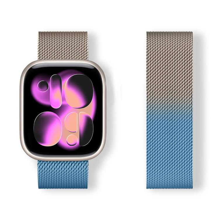Milanese Loop Magnetic Stainless Steel Watch Band for Apple Watch 38 40 41 Series11 42mm, Replacement Strap, Strap Only