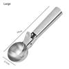 Ice Cream Ball Scoop Stainless Steel  Fruit Scoop Multifunctional Cream Dipper  Dual-Purpose Watermelon Ball Spoon Shovel Spoon