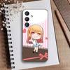 R-Darling Марин Китагава Яркий Серебряный Чехол для Телефона Для Samsung Galaxy A73,21,22,32,71,53,52,51,80,5G Мягкая Черная Крышка