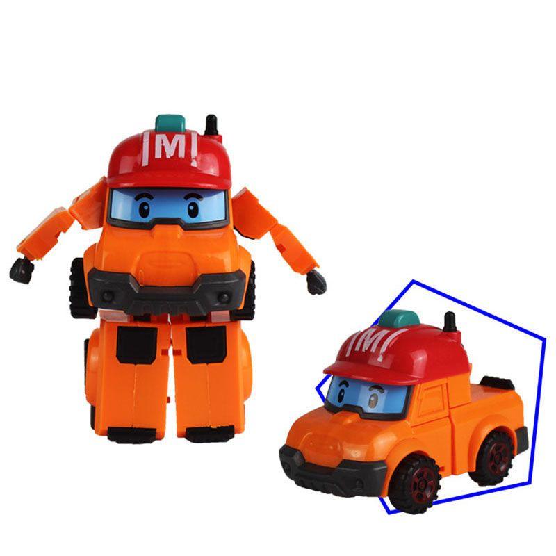 Высококачественный Робокар Поли Рой Эмбер Трансформеры Робот Фигурки Действия Машина Автобус Набор