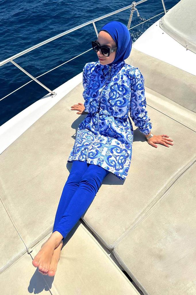 Женский Мусульманский Скромный Исламский Полный Чехол Буркини Пляжный Купальный Костюм Купальники Хиджаб Пляжная Одежда Купальник 