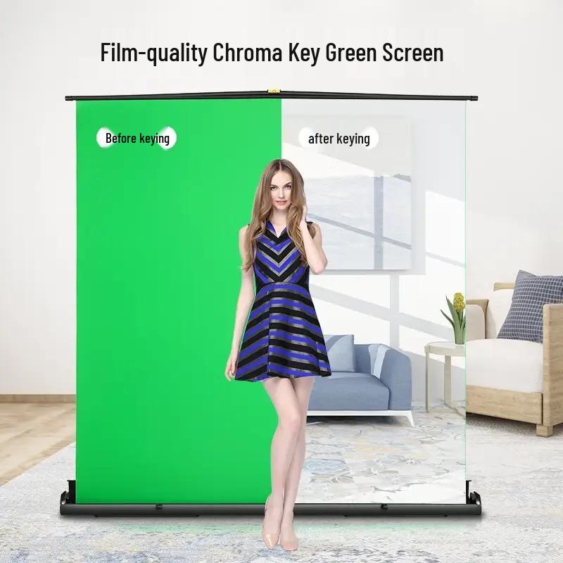 Retractable Green Screen Background