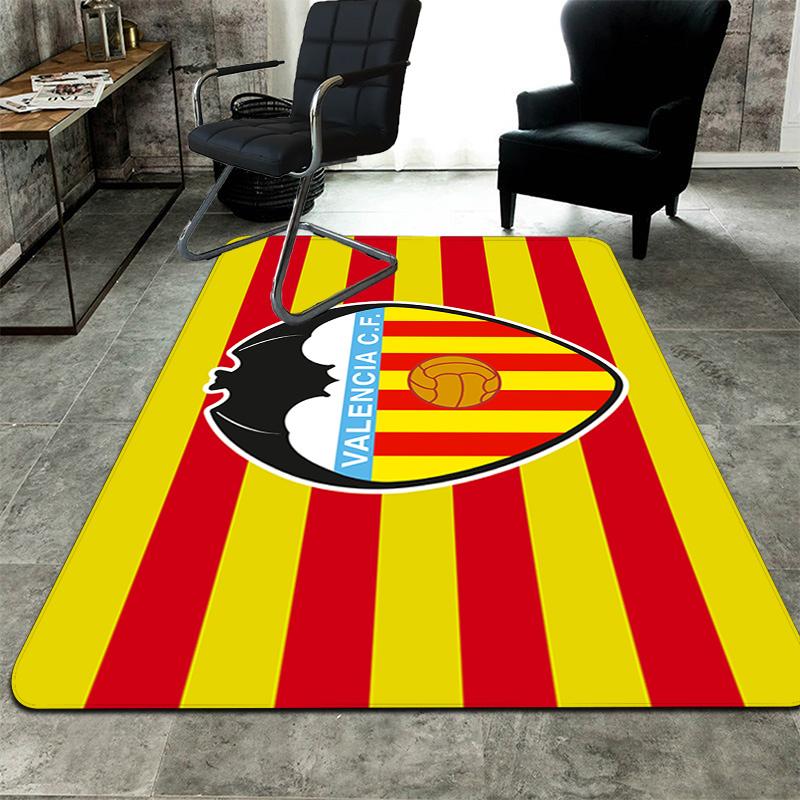 Valencia CF Pattern Rug Floor Mat for Living Room or Bedroom Soft and Comfortable Carpet a Gift for Birthday and Holiday.