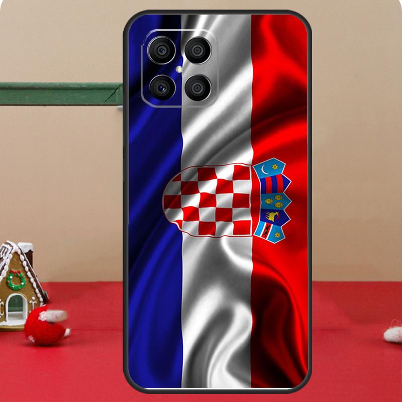 Чехол с флагом Хорватии для Honor Magic 6 7 8 Pro Honor 400 200 70 90 Lite X8c X8b X9a X9b X9c X9d Win RT Чехол