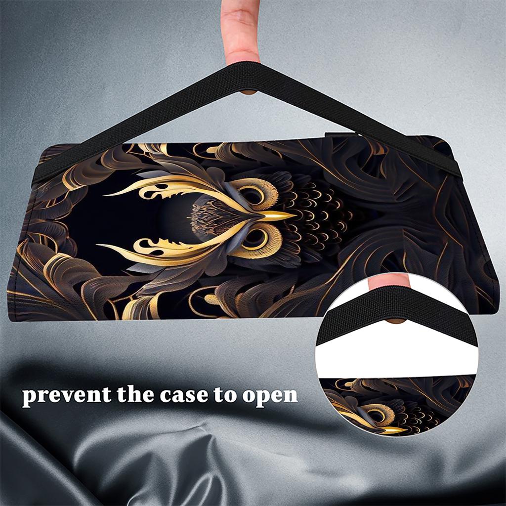 Для iPad Эйр 11 (2025)/(2024)/Воздух (2020)/(2022) Кожаный чехол Противоударная обложка для планшета с подставкой, Принт с узором