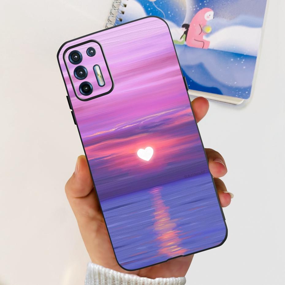 Чехол для телефона Motorola Moto G9 Plus Модный дизайн Мягкая ТПУ крышка Для Motorola Moto G9 Power MOTO G9Plus Черный силиконовый бампер