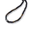 Hot Sale Gift for Men Jewelry Hematite Stone Bead Necklace Healing Balance Volcanic Rock