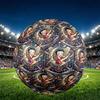 Betty Boop Print Size 5 Soccer Ball, PU Wear Resistant Football for Match Training and Daily Practice, Birthday Gift for Soccer Fans