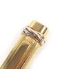 Great Cartier Ballpoint pen Trinity Stripe Pattern Cap Style gold mens Used