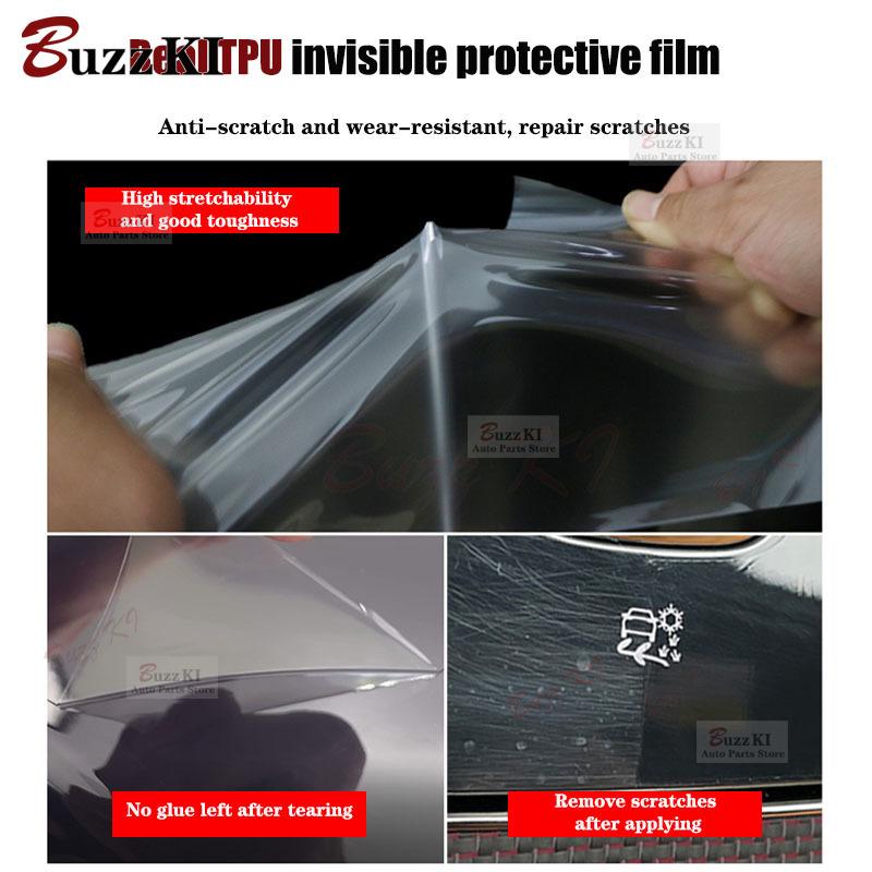 For Mercedes Benz Class-V - Car Interior Film Dashboard piano board Shift center console Anti-scratch transparent TPU