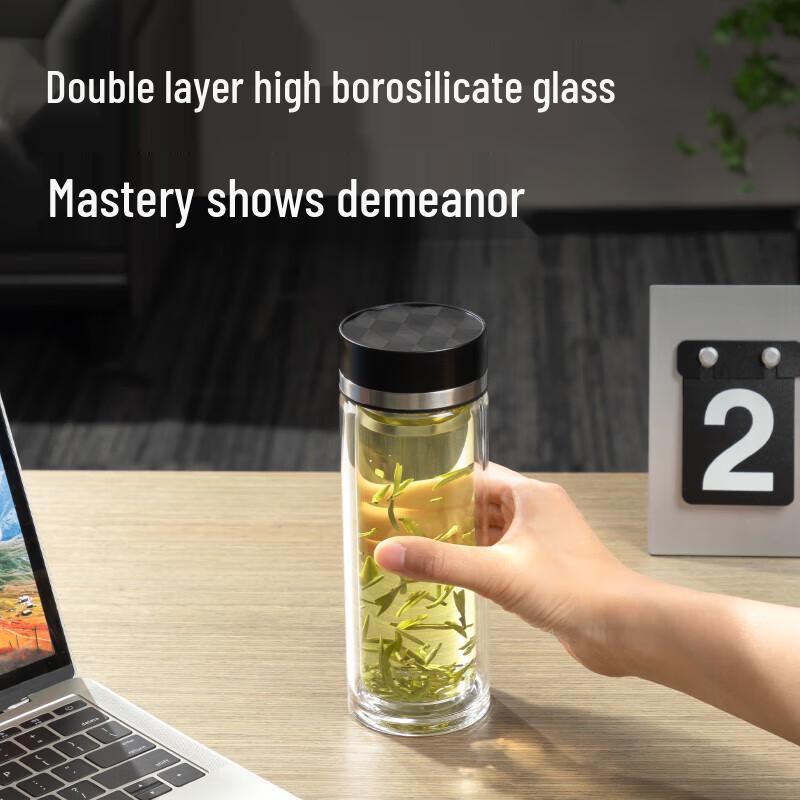 Deli Double Wall Glass Cup