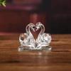 Crystal Swan Wedding Decor Paperweight Figurine Gift Crafts Home Decor