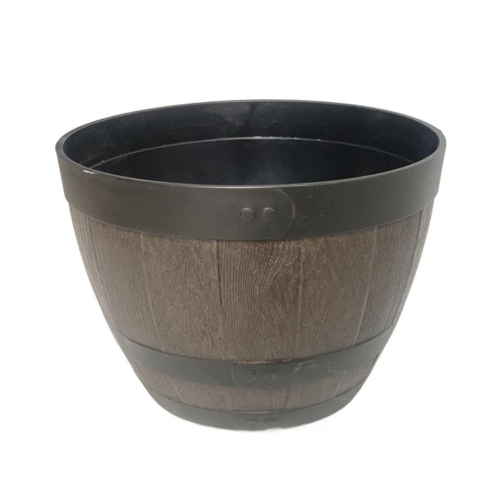 Breathable Round Flower Pot Decorative Flower Bucket Ornament Flower Arrangement