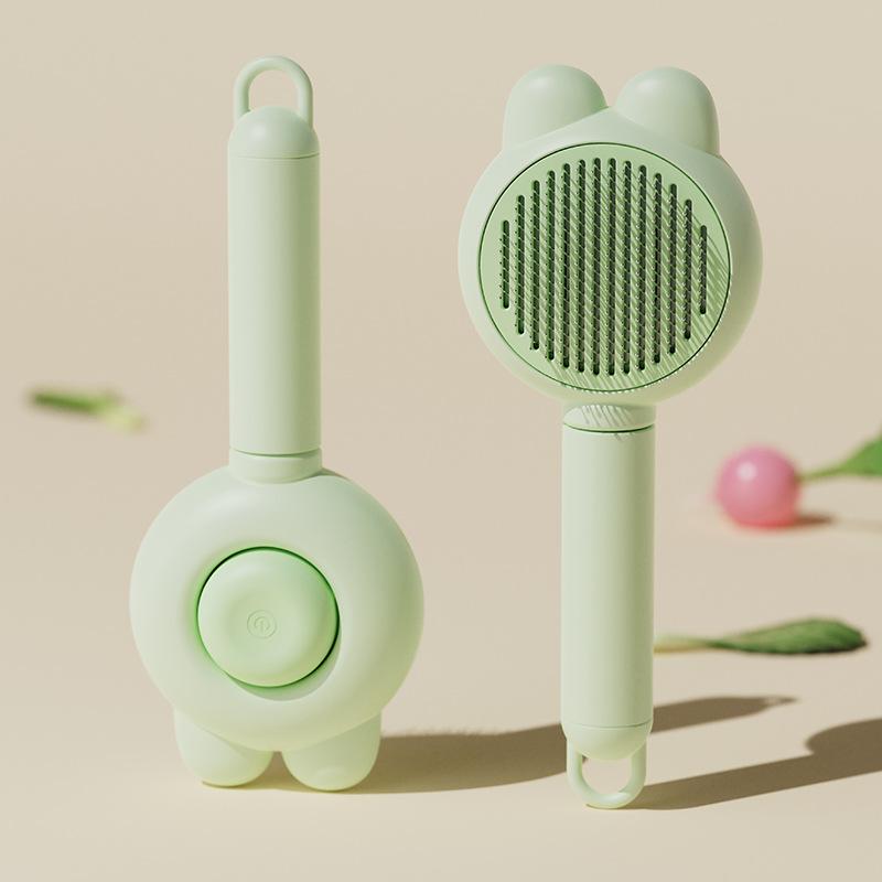 Pet Rabbit Ear Hair Removal Comb Cat Massage Comb Cat Deep Self-Cleaning Comb Knot Removal Comb Floating Comb Pet Supplies