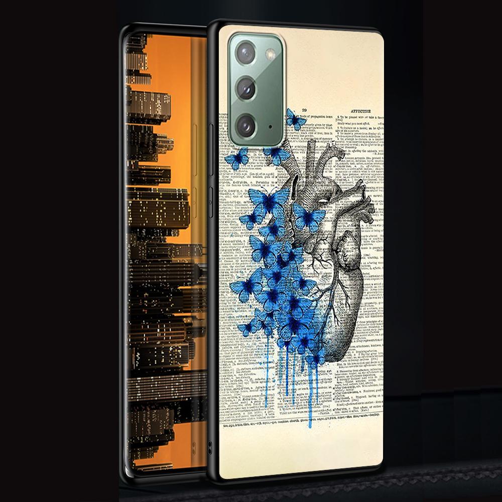 Медицинский чехол для органов мозга и почек с меридианом мозга для Samsung Galaxy Note 20 Ultra 10 9 8 M31 M30s M51 M31s M52 5G